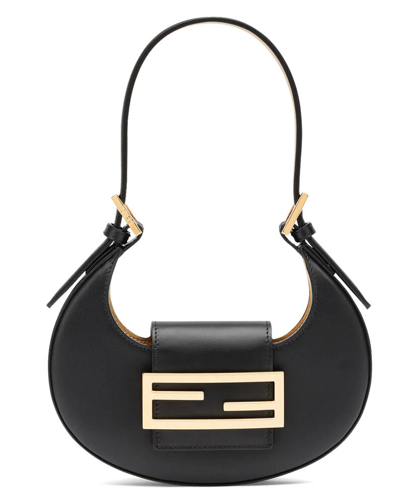 Fendi Cookie Mini Hobo Bag 8BS065 Black